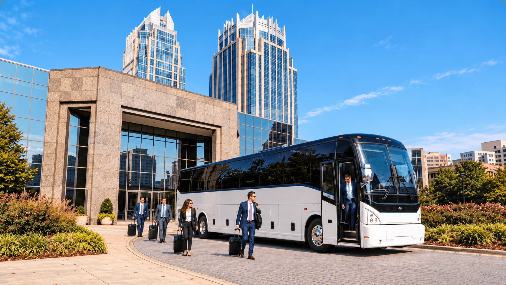 Corporate Bus Rental Houston